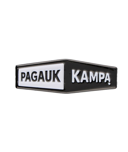 Metalinis ženkliukas Pagauk kampą
